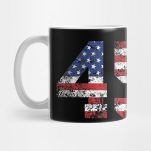 45 Squared Trump 2020 Second Term Usa Vintage T shirt Mug